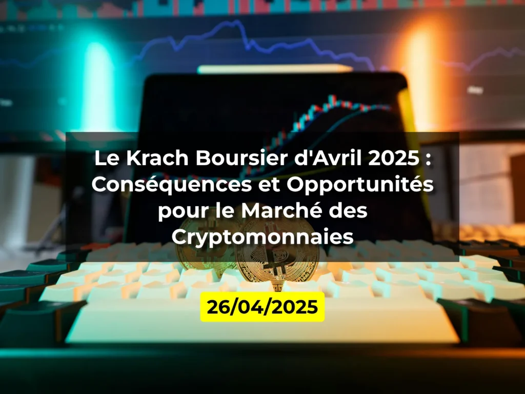 Le Krach Boursier d'Avril 2025 : Conséquences et Opportunités pour le Marché des Cryptomonnaies