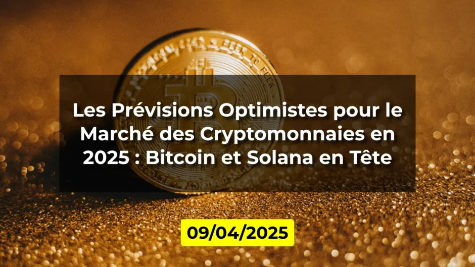 Les Prévisions Optimistes pour le Marché des Cryptomonnaies en 2025 : Bitcoin et Solana en Tête