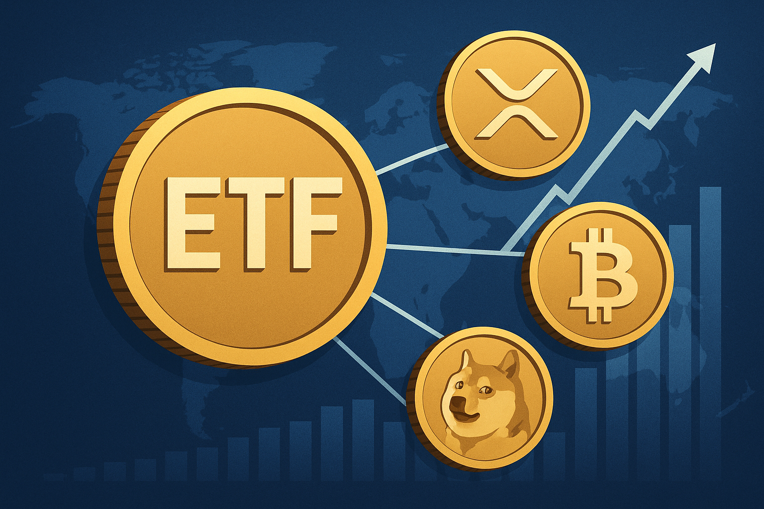 Pourquoi l’enjeu des ETF crypto dépasse XRP et DOGE : impacts stratégiques pour le secteur