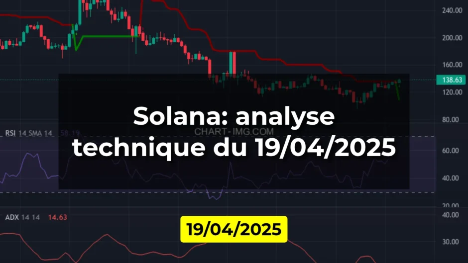 Solana: analyse technique du 19/04/2025