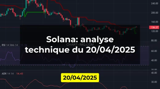 Solana: analyse technique du 20/04/2025