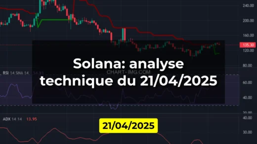 Solana: analyse technique du 21/04/2025