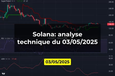 Solana: analyse technique du 03/05/2025