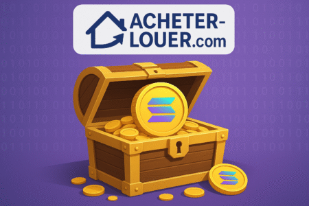 Acheter-Louer.com se Lance dans le Trésor Crypto avec Solana : Décryptage d'un Pari Français Inédit
