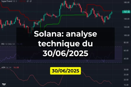 Solana: analyse technique du 30/06/2025