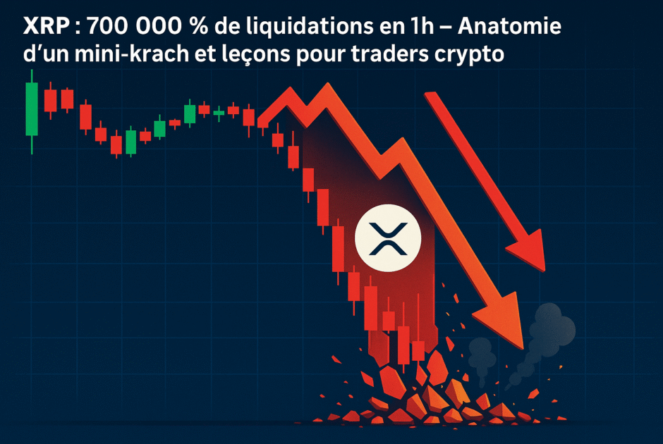 XRP : 700 000% de liquidations en 1h – Anatomie d'un mini-krach et leçons pour traders crypto