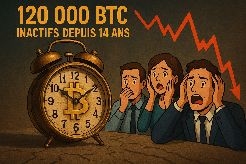120 000 BTC réveillés après 14 ans d'inactivité: Pourquoi le marché panique face au réveil des portefeuilles "Satoshi-era"?