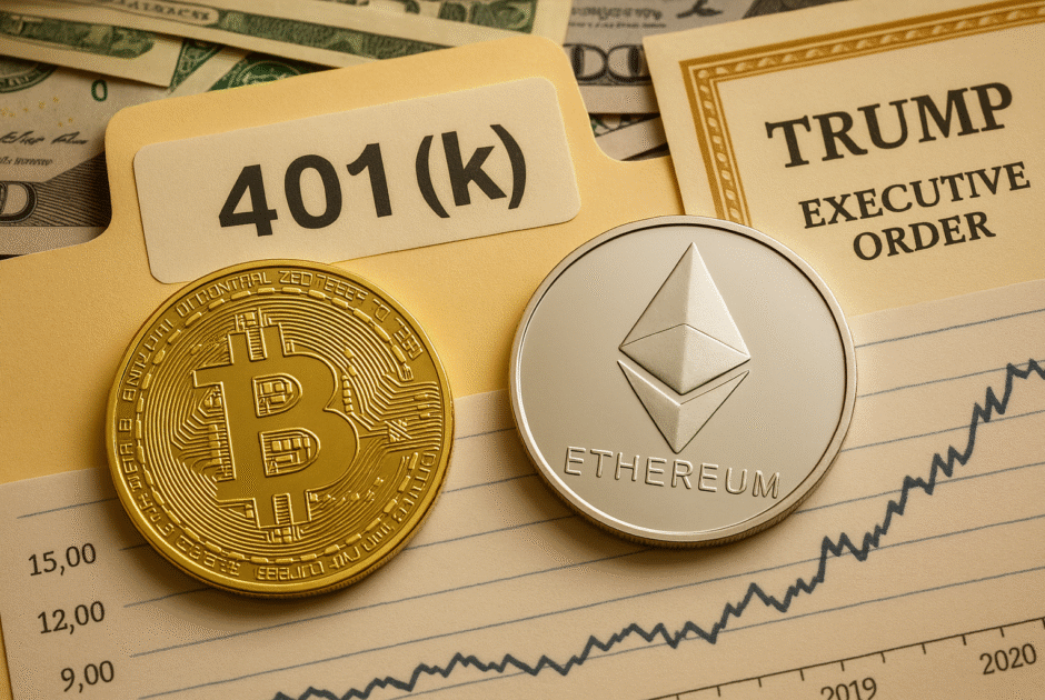 Choc sur la Crypto : Les 401(k) Américains Ouvrent la Porte à Bitcoin et Ethereum – Que Va-Changer le Décret Trump ?