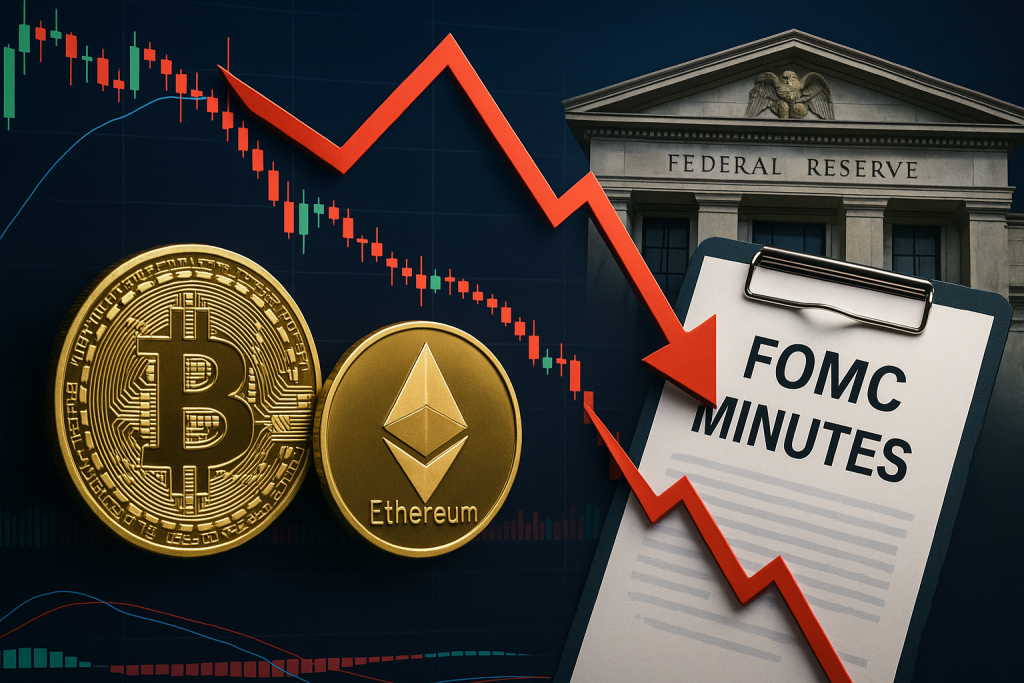 Crypto : Comment Les Minutes du FOMC Ont Brisé le Rebond de Bitcoin et Ethereum – Stratégies Gagnantes Face à la Volatilité de la Fed (Août 2025)