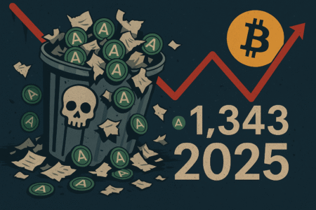 Purges Massives sur le Marché Crypto : 1 343 Altcoins Disparus en 2025, la Face Cachée du Bull Run