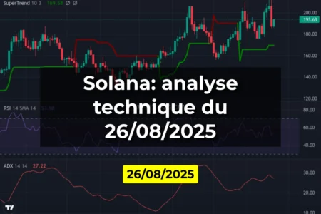 Solana: analyse technique du 26/08/2025