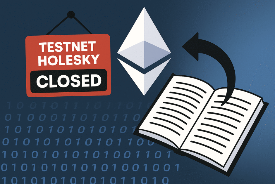 Fermeture du testnet Holesky : Pourquoi Ethereum tourne une page technique (et ce que cela change pour l'écosystème)