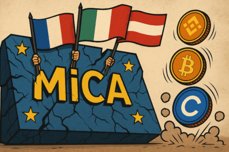 France, Italie, Autriche : Le Front Anti-MiCA Secoue la Régulation Crypto en Europe – Quels Risques pour Binance, Coinbase et les Traders ?