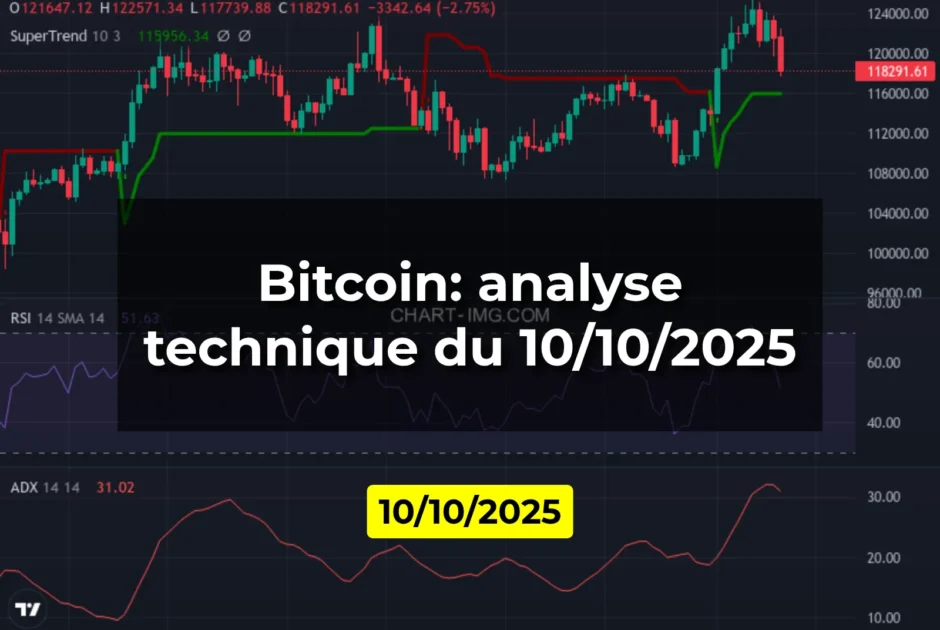 Bitcoin: analyse technique du 10/10/2025