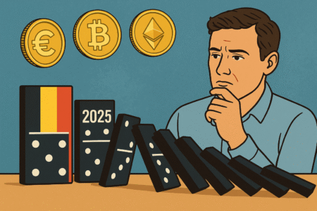 Crypto et effet domino : Comment la popularisation des cryptos transforme la psychologie de l'investisseur européen (cas Belgique 2025)