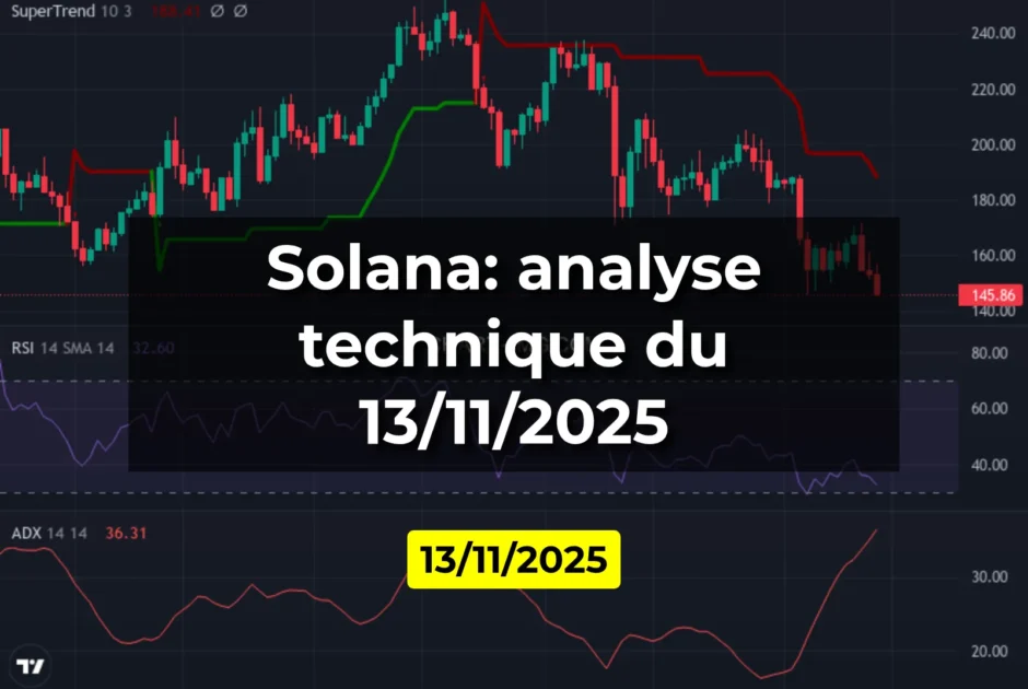 Solana: analyse technique du 13/11/2025